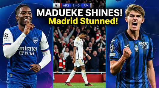 🏆 UCL Recap: Arsenal Cruise, Madrid Stumble & 8 Games of Madness!
